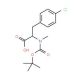 Boc-Nalpha-methyl-4-chloro-D-phenylalanine (CAS 125324-00-7) - chemical structure image