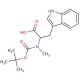 Boc-Nalpha-methyl-L-tryptophan (CAS 141408-33-5) - chemical structure image