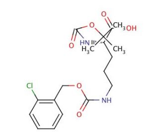 Boc-Orn(2-Cl-Z)-OH (CAS 118554-00-0) - chemical structure image