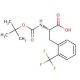 Boc-Phe(2-CF3)-OH (CAS 167993-21-7) - chemical structure image