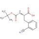 Boc-Phe(2-CN)-OH (CAS 216312-53-7) - chemical structure image