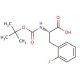 Boc-Phe(2-F)-OH (CAS 114873-00-6) - chemical structure image