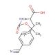 Boc-Phe(4-CN)-OH (CAS 131724-45-3) - chemical structure image
