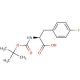 Boc-Phe(4-F)-OH (CAS 41153-30-4) - chemical structure image