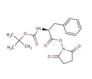 Boc-Phe-OSu (CAS 3674-06-4) - chemical structure image
