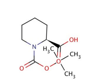 Boc-Pip-OH (CAS 26250-84-0) - chemical structure image