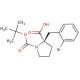 Boc-(R)-alpha-(2-bromobenzyl)proline (CAS 706806-71-5) - chemical structure image