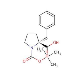 Boc-(R)-&alpha;-benzyl-Pro-OH (CAS 706806-60-2) - chemical structure image