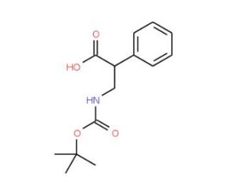 Boc-(R, S)-3-amino-2-phenylpropionic acid (CAS 67098-56-0) - chemical structure image