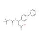 Boc-(R,S)-3-amino-3-(biphenyl)propionic acid (CAS 193633-60-2) - chemical structure image