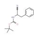 Boc-(S)-2-amino-3-phenylpropionitrile (CAS 99281-90-0) - chemical structure image