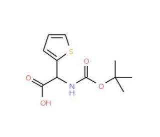 Boc-(S)-2-thienylglycine (CAS 40512-56-9) - chemical structure image