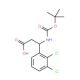 Boc-(S)-3-amino-3-(2,3-dichlorophenyl)propionic acid (CAS 499995-82-3) - chemical structure image