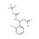 Boc-(S)-3-amino-3-(2-bromophenyl)propionic acid (CAS 500770-75-2) - chemical structure image