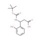 Boc-(S)-3-amino-3-(2-hydroxyphenyl)propionic acid (CAS 499995-78-7) - chemical structure image