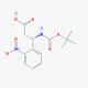Boc-(S)-3-amino-3-(2-nitrophenyl)propionic acid (CAS 500770-83-2) - chemical structure image