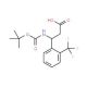 Boc-(S)-3-amino-3-(2-trifluoromethylphenyl)propionic acid (CAS 500770-77-4) - chemical structure image