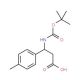 Boc-(S)-3-amino-3-(4-methylphenyl)propionic acid (CAS 479064-96-5) - chemical structure image