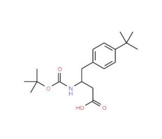 Boc-(S)-3-amino-4-(4-tert-butyl-phenyl)butyric acid (CAS 403661-85-8) - chemical structure image