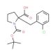 Boc-(S)-alpha-(2-chlorobenzyl)proline (CAS 706806-67-9) - chemical structure image