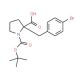 Boc-(S)-alpha-(4-bromobenzyl)proline (CAS 706806-77-1) - chemical structure image