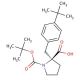 Boc-(S)-α-(4-tert-butylbenzyl)-Pro-OH (CAS 1217855-87-2) - chemical structure image