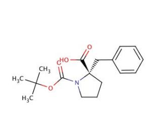 Boc-(S)-&alpha;-benzyl-Pro-OH (CAS 706806-61-3) - chemical structure image