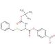 Boc-S-benzyl-L-cysteine 4-nitrophenyl ester (CAS 3560-17-6) - chemical structure image