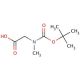 Boc-Sar-OH (CAS 13734-36-6) - chemical structure image