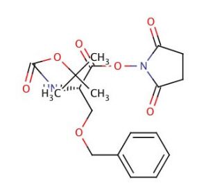 Boc-Ser(Bzl)-OSu (CAS 13650-73-2) - chemical structure image