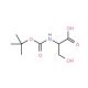 Boc-Ser-OH (CAS 3262-72-4) - chemical structure image