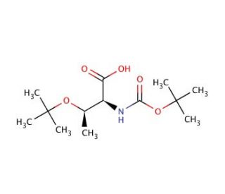 Boc-Thr(tBu)-OH (CAS 13734-40-2) - chemical structure image
