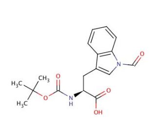 Boc-Trp(For)-OH (CAS 47355-10-2) - chemical structure image