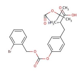 Boc-Tyr(2-Br-Z)-OH (CAS 47689-67-8) - chemical structure image
