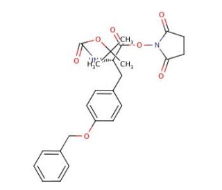 Boc-Tyr(Bzl)-OSu (CAS 34805-19-1) - chemical structure image