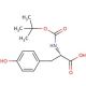 Boc-Tyr-OH (CAS 3978-80-1) - chemical structure image