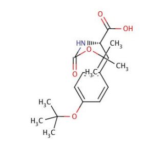 Boc-Tyr(tBu)-OH (CAS 47375-34-8) - chemical structure image