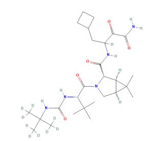 Boceprevir-d9 (CAS 1256751-11-7) - chemical structure image