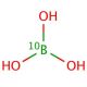 Boric acid-(10-B) (CAS 13813-79-1) - chemical structure image