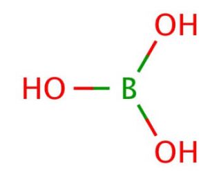 Boric Acid (CAS 10043-35-3) - chemical structure image