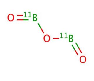Boron-<sup>11</sup>B oxide (CAS 77704-22-4) - chemical structure image