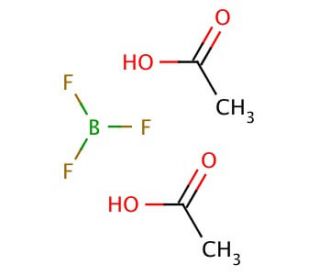 Boron trifluoride acetic acid complex (CAS 373-61-5) - chemical structure image