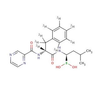Bortezomib-D8 (Major) - chemical structure image