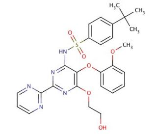 Bosentan (CAS 147536-97-8) - chemical structure image
