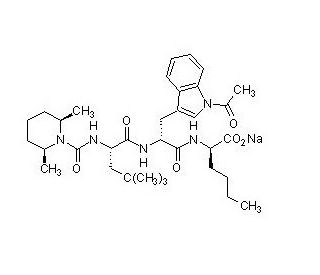BQ 788 sodium salt (CAS 156161-89-6) - chemical structure image