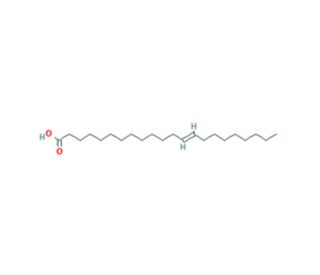Brassidic acid (CAS 506-33-2) - chemical structure image