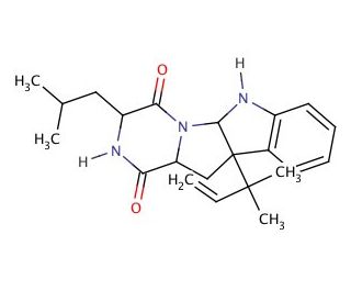 Brevicompanine B (CAS 215121-47-4) - chemical structure image