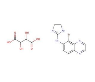 Brimonidine Tartrate (CAS 70359-46-5) - chemical structure image