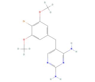 Brodimoprim-d6 (CAS 1346599-93-6) - chemical structure image