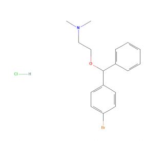 Bromazine Hydrochloride (CAS 1808-12-4) - chemical structure image
